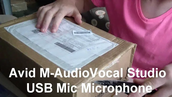 Распаковка/Unboxing Avid M-Audio Vocal Studio USB Mic Microphone