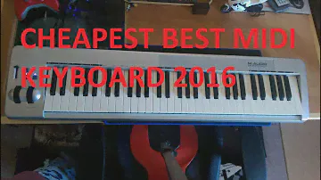 ЛУЧШАЯ ДЕШЕВАЯ MIDI-КЛАВИАТУРА 2016 ГОДА — M-AUDIO 61ES