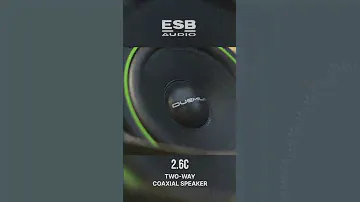 Experience the ESB Audio's 2.6C 2-way coaxial speaker
