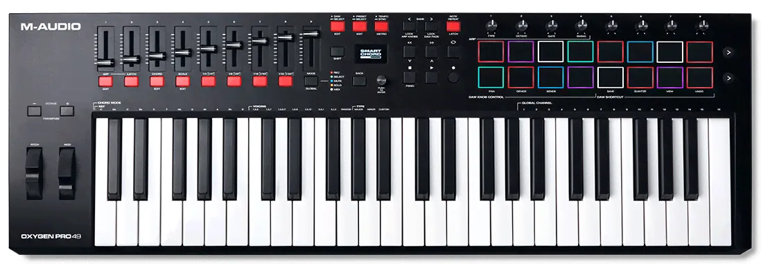 MIDI-контроллер M-AUDIO OXYGEN PRO 49-0