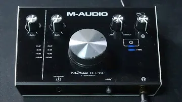 Обзор интерфейса M-Audio M-Track 2x2 C-серии / объяснение