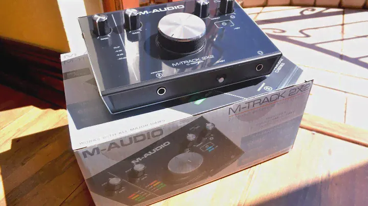 Unboxing the M-AUDIO M-Track 2X2 audio interface!