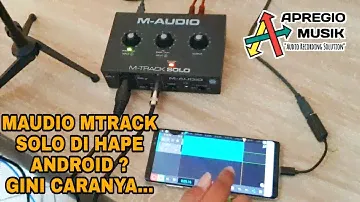 MAUDIO MTRACK SOLO or DUO record di hape android pakek Ntrack