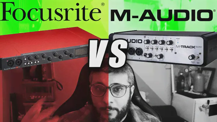 M-Audio M-Track VS Focusrite Scarlett | Prés e funcionalidade