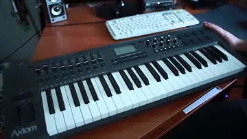 Видеообзор миди клавиатуры M-AUDIO AXIOM 49