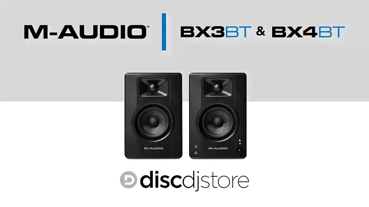 M-Audio BX3-BT & BX4-BT Monitors Showcase - The Disc DJ Store